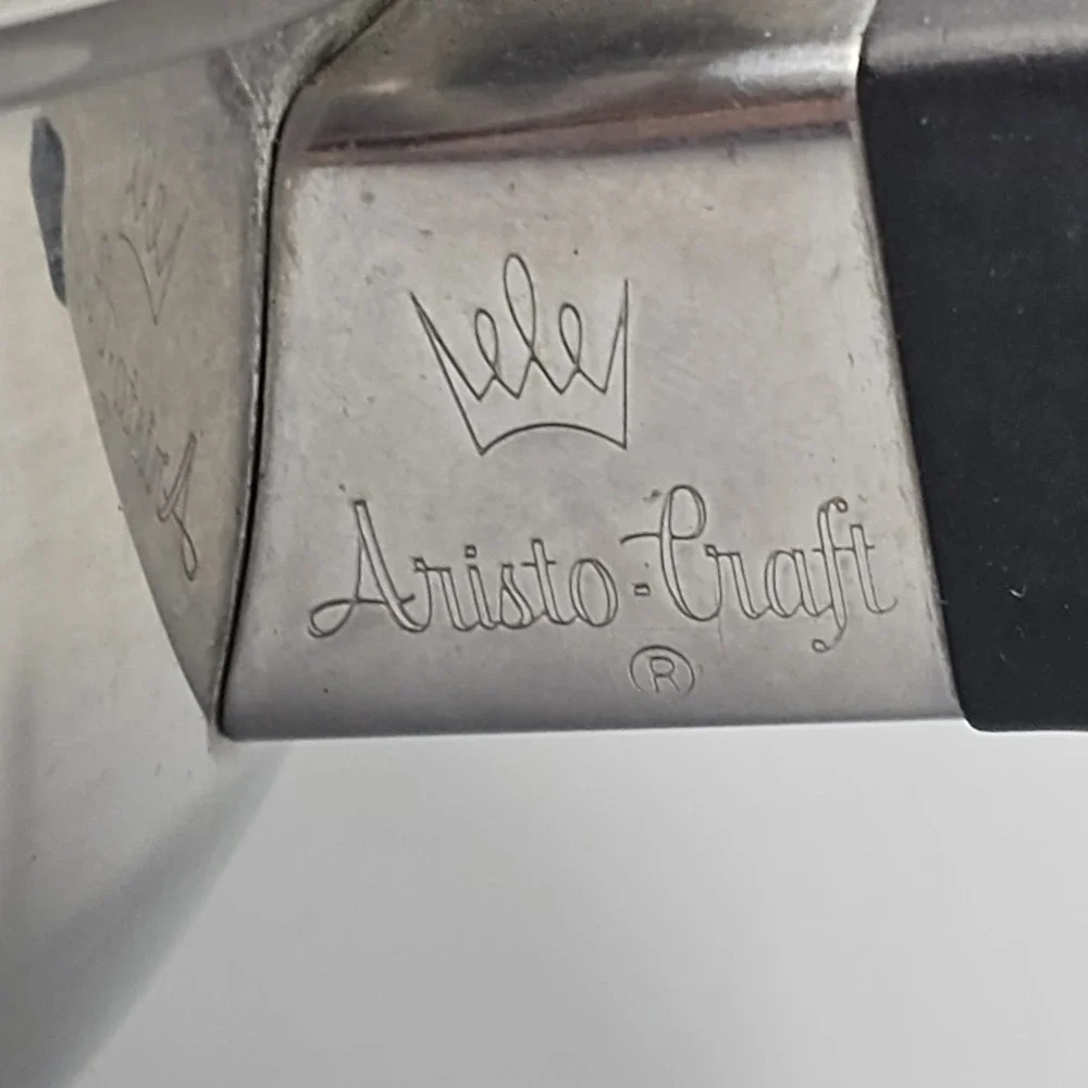 Vintage Aristo-Craft 2 QT Stainless Steel Square Saucepan Pot W/ Lid Made USA